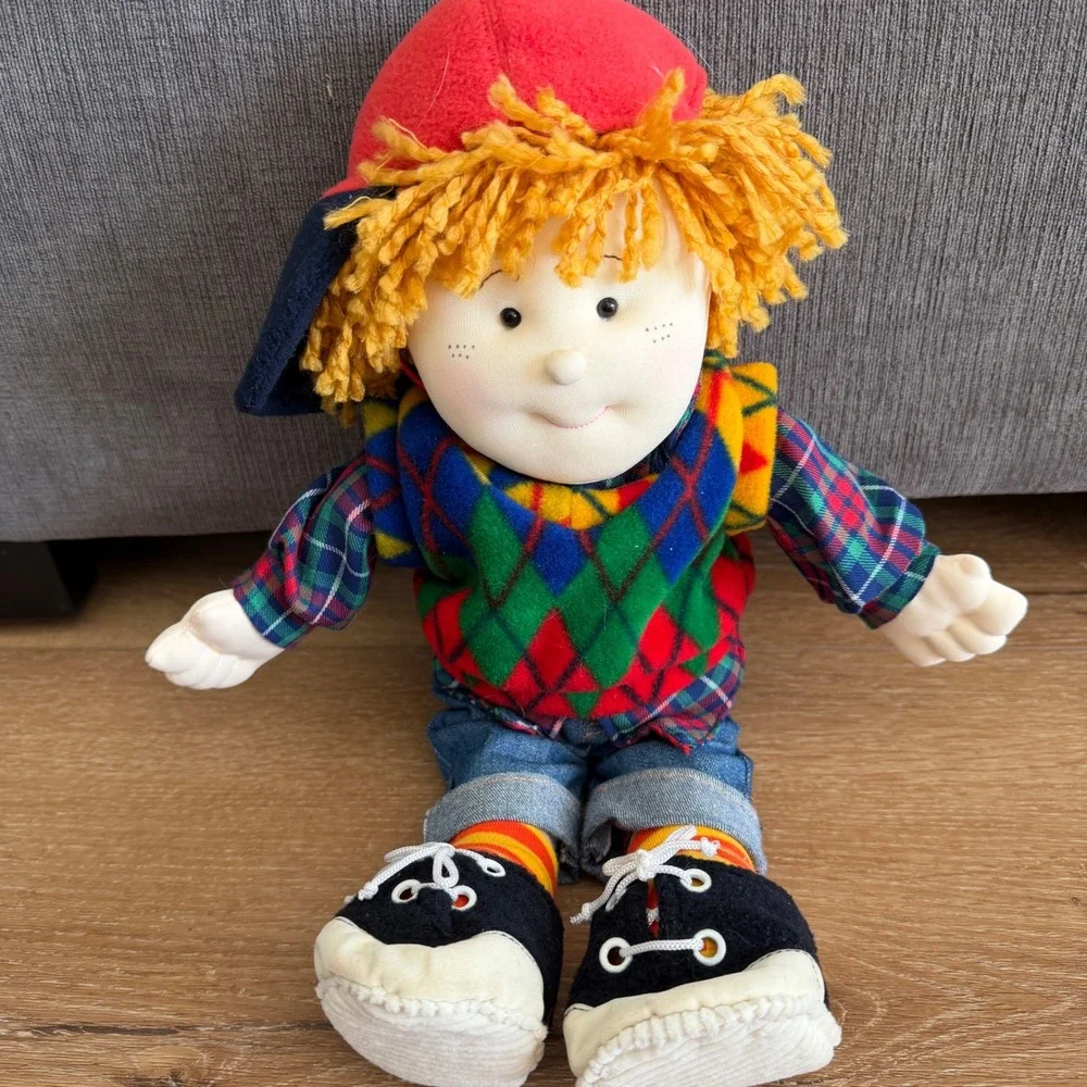 Sweetie Pie Kids Brandon and Chloe Rag Doll Pair 15 Inch Vintage Style Plush